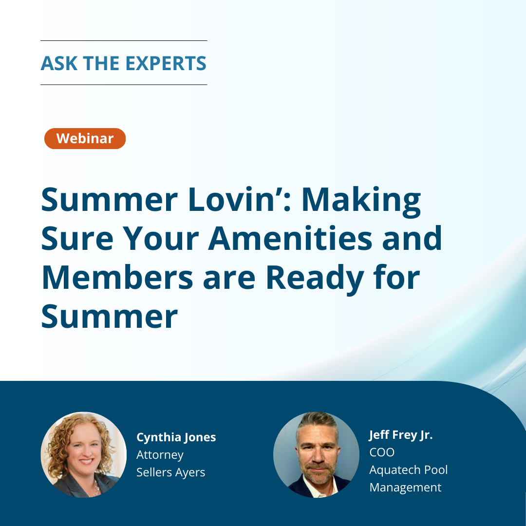 Making Sure Your Amenities and Members are Ready for Summer